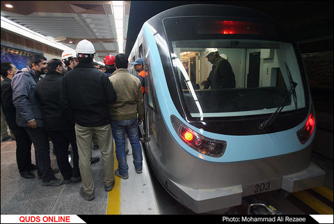 بهره برداری از 2 ایستگاه قطارشهری مشهد