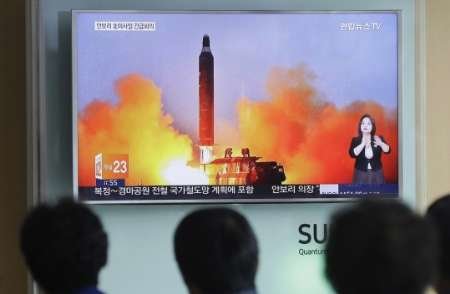 تصاویر/ آزمایش موشکی کره شمالی

