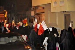 فیلم/تظاهرات مردم بحرین علیه آل‌خلیفه