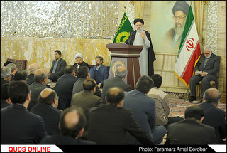 دیدار مدیران آستان قدس رضوی با حجت الاسلام والمسلمین رییسی / گزارش تصویری
