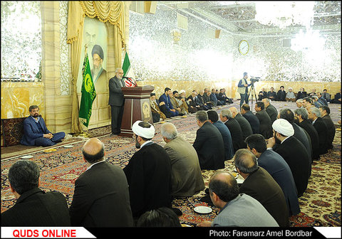 دیدار مدیران آستان قدس رضوی با حجت الاسلام والمسلمین رییسی