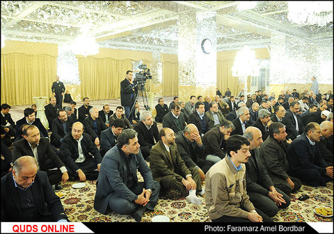 دیدار مدیران آستان قدس رضوی با حجت الاسلام والمسلمین رییسی