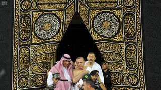 اردوغان در خانه خدا+ تصاویر