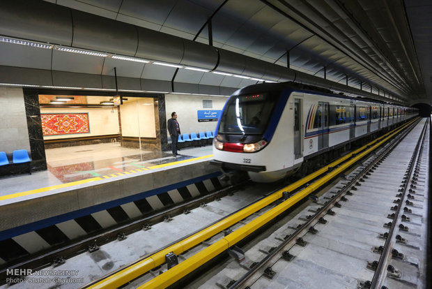 افزایش سرویس دهی در خط ۷ مترو تهران
