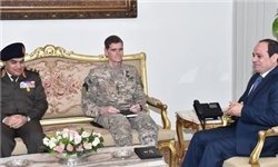 دیدار رئیس ستاد فرماندهی مرکزی آمریکا با السیسی در قاهره