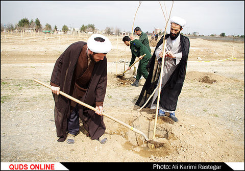 مراسم روز درختکاری در مشهد