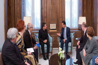 دیدار هیئت های پارلمانی روسیه و اروپا با بشار اسد