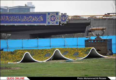 آغاز زیباسازی شهر مشهد در آستانه سال نو/گزارش تصویری
