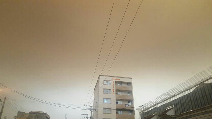 آسمان خوزستان در غبار گم شد
