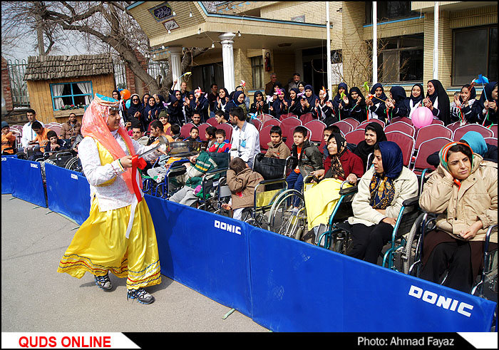 گزارش تصویری جشن نوروز در آسایشگاه معلولان شهید فیاض بخش