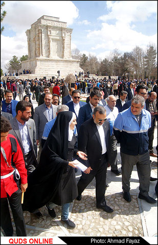 گزارش تصویری آغاز بکار رسمی جشن نوروزگاه در مشهد مقدس