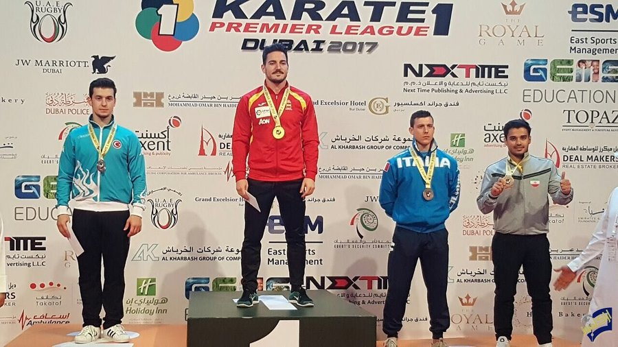 کاتاروی اراکی مدال برنز لیگ جهانی کاراته را از آن خود کرد