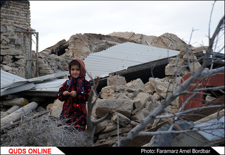 زلزله در روستای حاج علی از بخش رضویه  /گزارش تصویری ۳