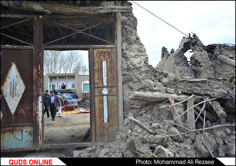 زلزله ۶ ریشتری در روستای دوقلعه فریمان/گزارش تصویری2