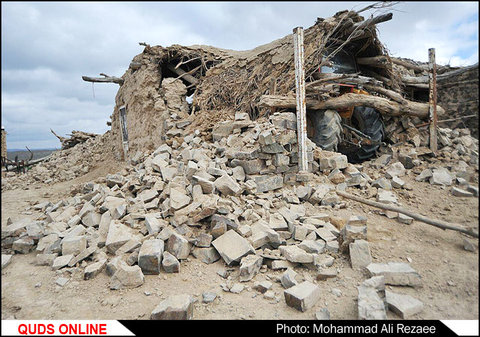 زلزله ۶ ریشتری در روستای دوقلعه فریمان/گزارش تصویری2
