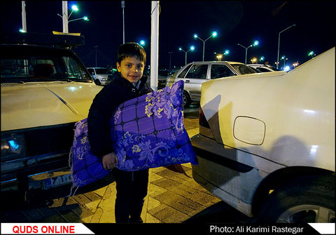 زلزله ،شب سرد وشلوغ شهر مشهد /گزارش تصویری2