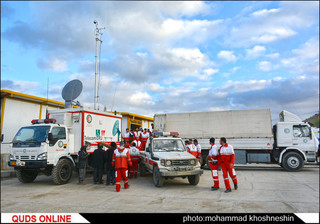 ۴۲ نیروی امدادی هلال احمر خراسان رضوی به مناطق زلزله زده بجنورد اعزام شدند