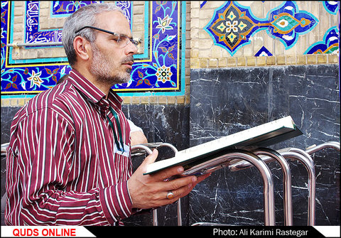 مراسم معنوی اعتکاف در مسجدجامع گوهرشاد مشهد