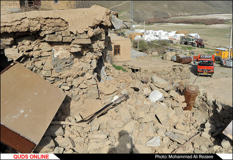 روستاهای بخش رضویه یک هفته بعد از زلزله/گزارش تصویری