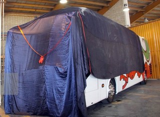 اتوبوس اختصاصی تیم ملی فوتبال ایران در سمنان ساخته شد
