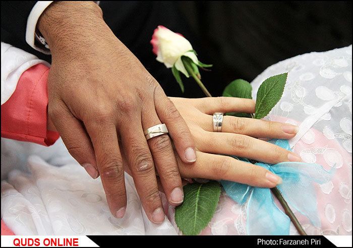 مراسم ازدواج دانشجویی در دانشگاه صنعتی مالک اشتر برگزار شد
