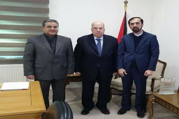 سفیر ایران در امان با رئیس مجلس ملی فلسطین دیدار کرد
