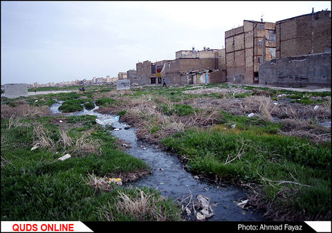گزارش تصویری: بهار خاکستری در محله شهید خزانه داری خیابان رسالت مشهد