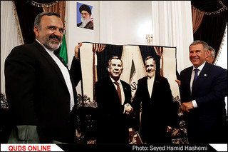 حضور رئیس جمهور تاتارستان وهیئت همراه درمشهد/تصاویر