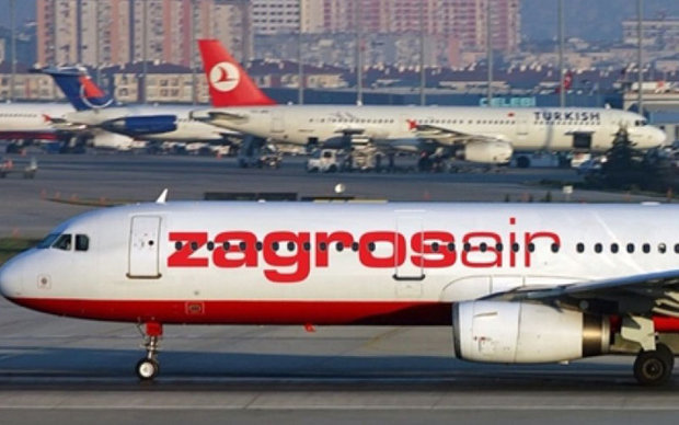 لغو ارائه خدمات فرودگاهی  به شرکت هواپیمایی  زاگرس