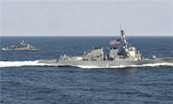 آغاز رزمایش دریایی مصر و آمریکا در دریای سرخ