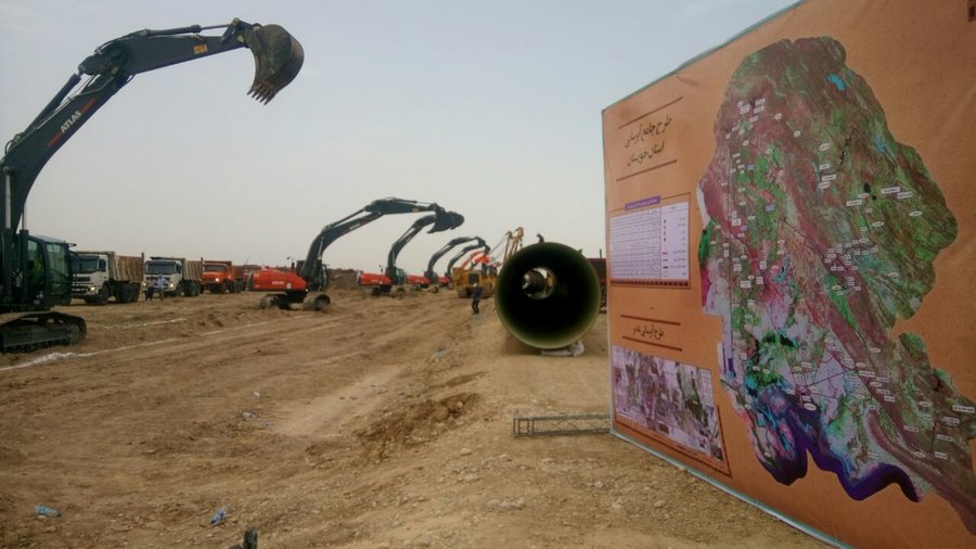 فاز دوم طرح های جامع آبرسانی خوزستان آغاز شد