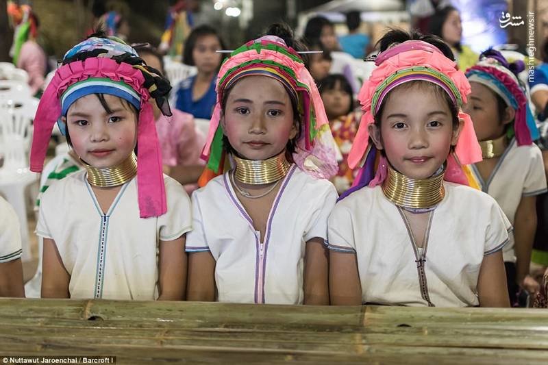تصاویر/ رسم عجیب زنان تایلندی