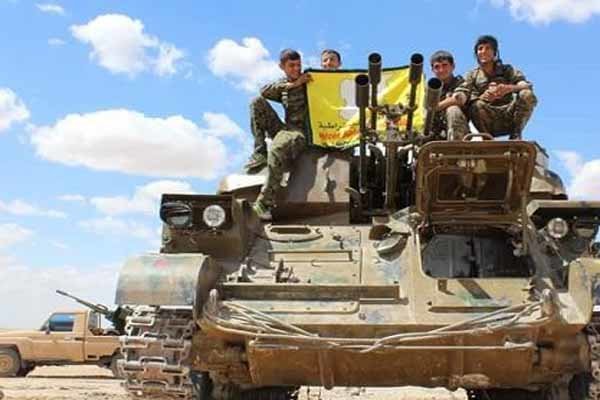 ورود نیروهای سوریه دموکراتیک به شهر الطبقه در استان الرقه
