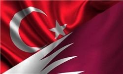 دیدار وزیر خارجه ترکیه و معاون امیر قطر