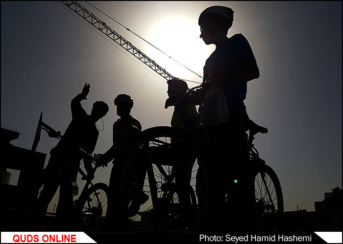 همایش بزرگ دوچرخه سواری در مشهد/تصاویر