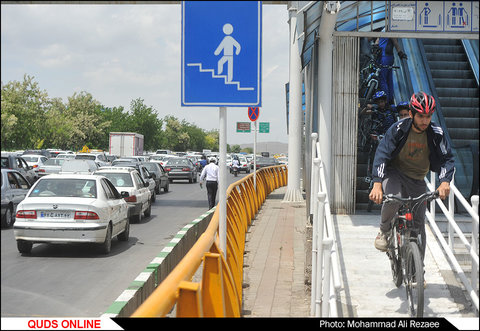ترافیک شدید در مسیر طرقبه و شاندیز مشهد/گزارش تصویری