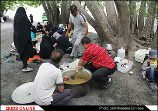 اردوی یکروزه دختران بی سرپرست  خیر یه زنده یاد عمیدی/ گزارش تصویری