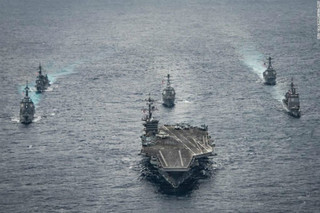 برگزاری تمرینات نظامی مشترک آمریکا و ۱۰ کشور دیگر در آبهای کره