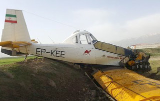 هواپیمای کشاورزی در آذربایجان غربی سقوط کرد