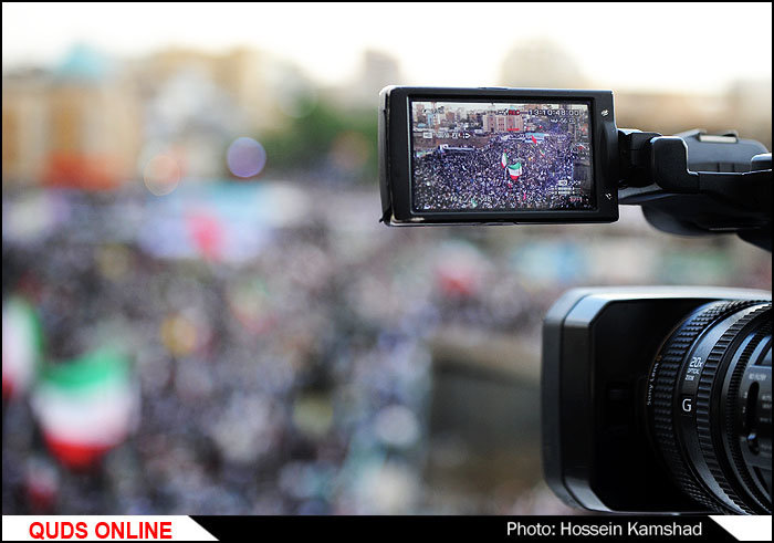 قیام مردم مشهد برای نامزدهای ریاست جمهوری