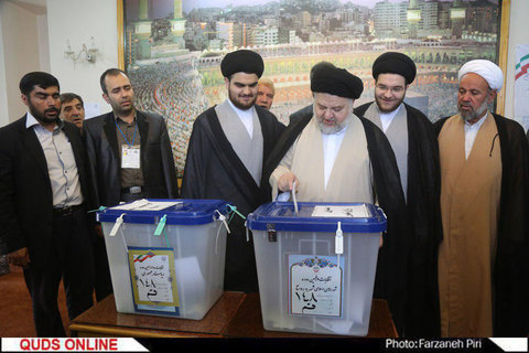 شرکت مراجع در انتخابات / قم / گزارش تصویری