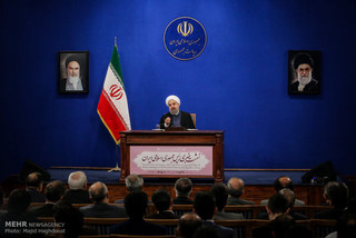 تصاویر/ اولین نشست خبری روحانی پس از انتخابات