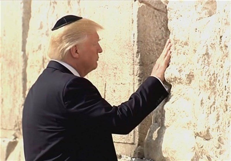 ترامپ، اولین رئیس‌جمهور آمریکا که از «دیوار ندبه» دیدن کرد
