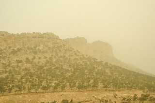 گرد و غبار آسمان استان زنجان را فرا گرفته است
