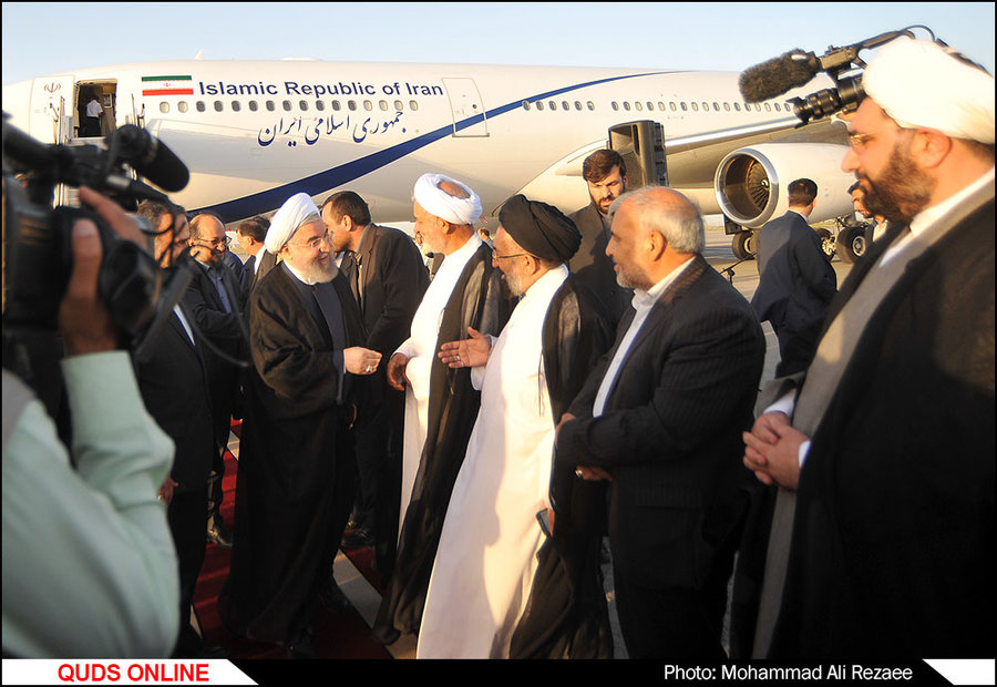 رئیس جمهور به مشهد مقدس عزیمت کرد