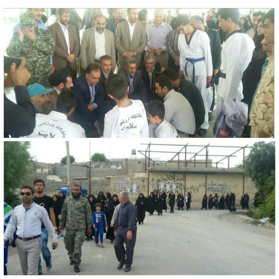 همایش پیاده روی خانوادگی به مناسبت آزادسازی خرمشهر در باغملک برگزار شد