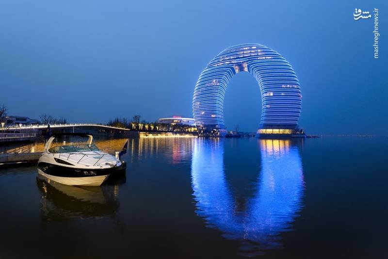 تصاویر/ معماری خارق العاده هتل شرایتون چین