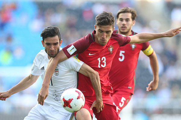 حذف تیم فوتبال جوانان از جام جهانی با باخت به پرتغال