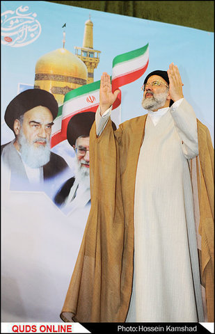  سخنرانی حجت الاسلام رئیسی در هئیت جامعه الحسین مشهد