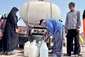 آب شرب هشت روستای چادگان با تانکر تأمین می شود